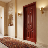 Panneau de porte en MDF préfini en mélamine moderne de 3,7 mm pour portes en bois