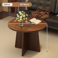 Nouvelle table basse en bois haut de gamme pour salon et balcon de maison, table d'appoint pour petit appartement