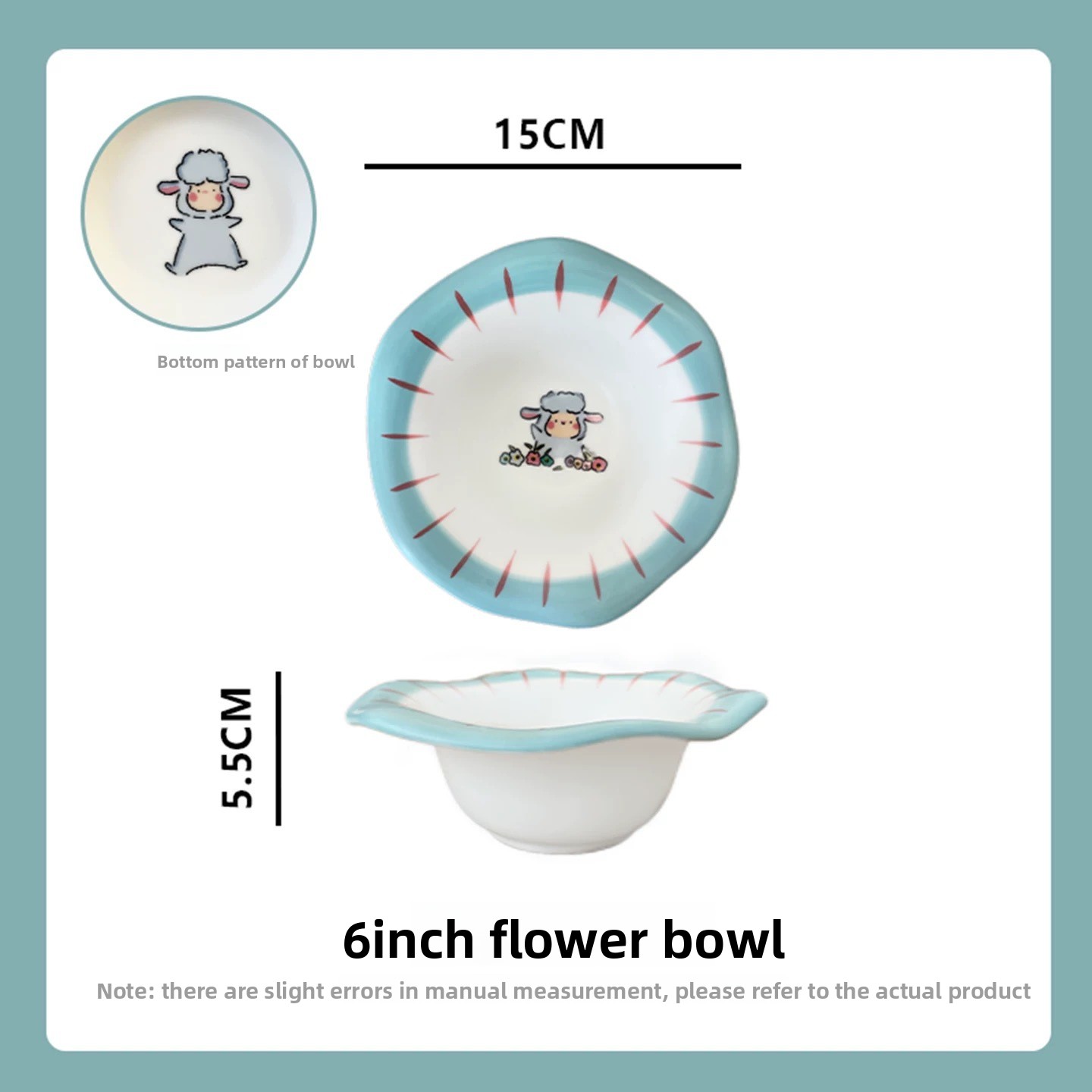 Ciotola per fiori da 6 pollici