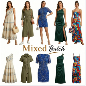 Vestido de Chifón Fresco para Mujer, Estilo Vacaciones de Verano, Vestido Largo, Envío de Paquete Mixto Aleatorio - Product Image 1