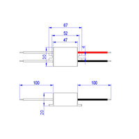 Transformateur de projecteur mural LED étanche IP67 à courant constant 265V 12W 320mA en aluminium – Offre spéciale