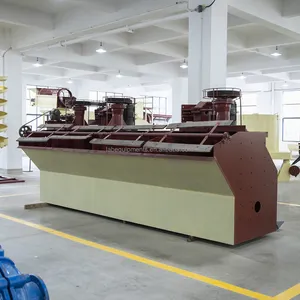 Máquina de flotación de oro y hierro, separador de recuperación de plomo y Zinc, proceso de minería de fábrica China, JXSC, 10TPH