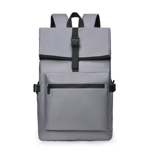Custom Men's Simple Backpack Business Computer Backpack Outdoor <b>Laptop</b> <b>Bag</b> <b>14</b> <b>Inch</b> Waterproof Business <b>Laptop</b> Backpack - Product Image 1
