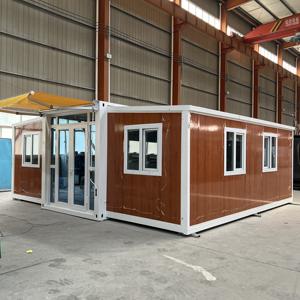 Maison conteneur en acier coloré, <span class=keywords><strong>mobile</strong></span>, amovible, pliable, pour usage extérieur, résidentiel et commercial, à montage rapide - Product Image 2