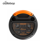 Haut-parleur cylindrique sans fil de 8 pouces à volume élevé pour l'extérieur, subwoofer de danse carrée, audio puissant