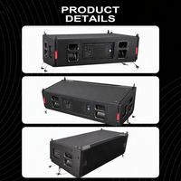 Système de sonorisation professionnel JL50A 12 pouces 3 voies Line Array 1000W RMS pour concerts en plein air