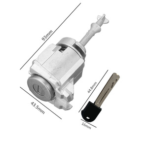 Lock Cylinder And Key Kit For Toyota Crown Left Front Door 2015 2018 Part Number 41282 <b>Light</b> Grey - Product Image 2