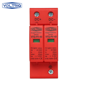 เครื่องป้องกันไฟกระชาก1000V 40KA 20KA DC SPD 2P DPS สำหรับอุตสาหกรรมพลังงานแสงอาทิตย์ - Product Image 4