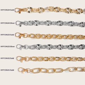 Yeni Punk Bel Zinciri Kemerleri Kadınlar Metal Zincir Bel Bağı Kemer Gümüş Altın Renkler Oval Parça Bağlantılı Boncuklu Asılı Vücut Zinciri Kemer - Product Image 3