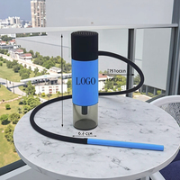 Bouteille d'eau portable et élégante pour la maison et la voiture, type chicha/arabe, pour fumer des pipes à chicha