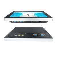 Écran tactile LCD couleur pleine taille 10,1 pouces/13,3 pouces/14 pouces/15,6 pouces/18,5 pouces/21,5 pouces à montage mural, avec option PoE, pour centre commercial Android en intérieur