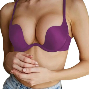 <span class=keywords><strong>Soutien</strong></span>-<span class=keywords><strong>gorge</strong></span> push-up sexy sans dos pour femme, idéal pour le sport, le yoga, les robes à dos <span class=keywords><strong>ouvert</strong></span>, les mariages, <span class=keywords><strong>lingerie</strong></span> invisible sans couture, décolleté en U profond - Product Image 2