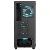 KINPOWER-Boîtier pour PC Atx en alliage d'aluminium, châssis en verre trempé, boîtier pour ordinateur de jeu ATX
