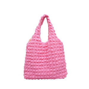 Bolso de Hombro de Lona para Mujer, Moda 2024, con Cadenas, Color Sólido, Bolso de Mano para Mujer, Bolso Bandolera de una Sola Correa, Verano/Invierno - Product Image 6