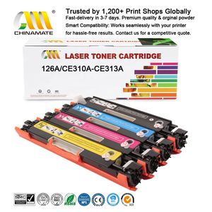 Cartouche de toner compatible Chinamate HP 126A CE310A CE313A avec la plus récente puce intelligente et la poudre de toner importée - Product Image 3