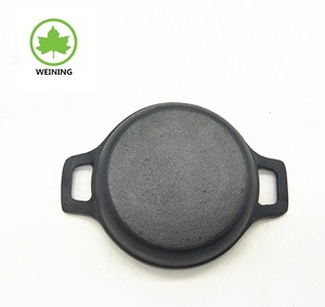 Chinese <strong>Round</strong> Mini Wok Pre-Seasoned Cast Iron Mini <strong>Pan</strong> With Double Handle Mini <strong>Egg</strong> <strong>Pan</strong> Low Price - Product Image 5
