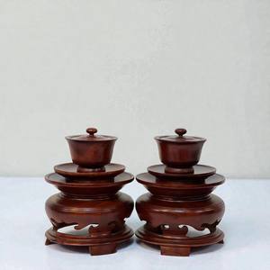 Gobelets en bois naturels faits à la main, écologiques, de qualité garantie, en gros, avec couvercle - Product Image 1