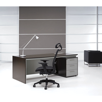 Nouveau bureau de direction en placage de bois intelligent, moderne, durable, de luxe, haut de gamme et de qualité supérieure pour projets de construction commerciale