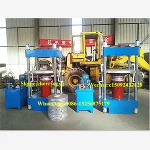 Fully automatic tire flap vulcanizing machine with direct manufacturer cgy engineers available to service machinery overseas