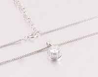 Mossanite kolye özel kolye 18k katı altın yuvarlak kesim DEF renk vvs netlik moissanite elmas saf altın takı