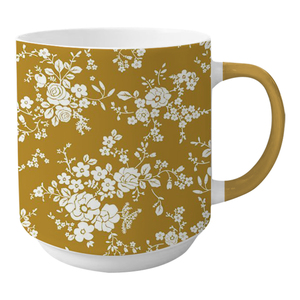 แก้วชาเซรามิกขายส่ง ลายดอกไม้สวยงาม ขายดีจากโรงงาน เหมาะสำหรับเป็นของขวัญทางธุรกิจ - Product Image 2