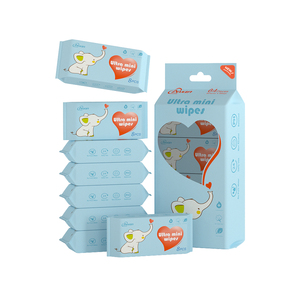 OEM Soft Spunlace Non tessuto Mini salviettine umidificate sciacquabile wc pulizia igiene sanitaria per bambini pelle sensibile uso domestico - Product Image 4