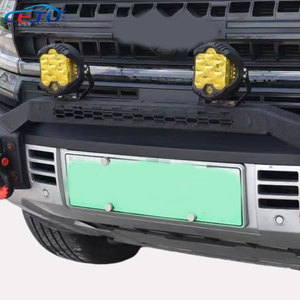 Grille de pare-chocs supérieur avant de voiture <span class=keywords><strong>en</strong></span> métal <span class=keywords><strong>noir</strong></span> grilles de protection de barre de taureau pour BYD Bao Formula Leopard 5 Denza B5 2024 + - Product Image 5