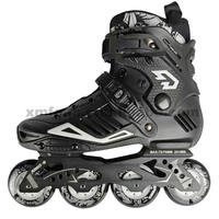 2025 vente en gros clignotant 4 roues sûr chaussures à roulettes agressives professionnel Slalom Freestyle vitesse en ligne patin à roulettes en ligne