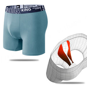 2024 nuevo diseño ropa interior deportiva personalizada hombres elástico Spandex entrenamiento levantamiento de pesas entrenamiento tronco para hombres - Product Image 6