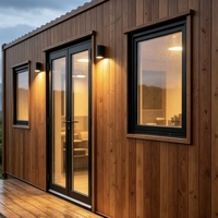 Maison conteneur contemporaine isolée, respirante, en acier, extensible, 20 pieds, portable, préfabriquée, hôtel, villa, maison