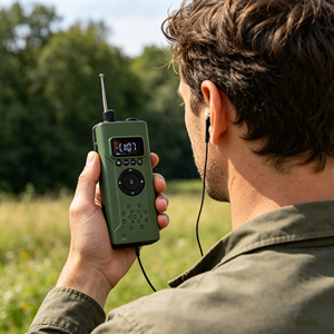 Radio bidirectionnelle, radio portable à manivelle d'urgence, FM avec lampe <span class=keywords><strong>de</strong></span> poche, alarme SOS, essentiel pour les voyages - Product Image 1