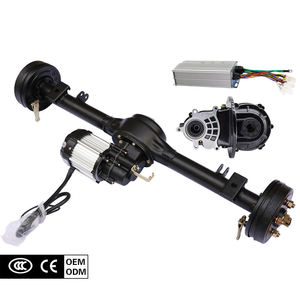 Charge élevée 1.5t Frein à tambour Charge élevée 1.5t Frein à tambour Tricycle Essieu arrière 130/160 DC Moteur sans balais Kit d'essieu arrière - Product Image 1