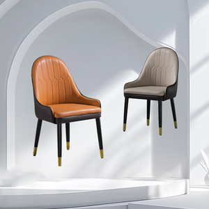 Silla de comedor duradera multifuncional con chapa de roble fácil de limpiar modernizada para muebles para el hogar y uso en hoteles/restaurantes - Product Image 3