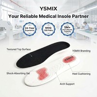 Semelles intérieures en PU à haute élasticité avec coussin d'air, amortissantes, pour le sport, découpables, avec talonnette en U, Plantillas Para Zapatos
