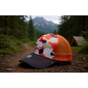 Gorra Trucker Bonnie de Malla con 6 Paneles, Camuflaje, Protección Solar para Exteriores, Primavera/Verano para Adultos - Product Image 2