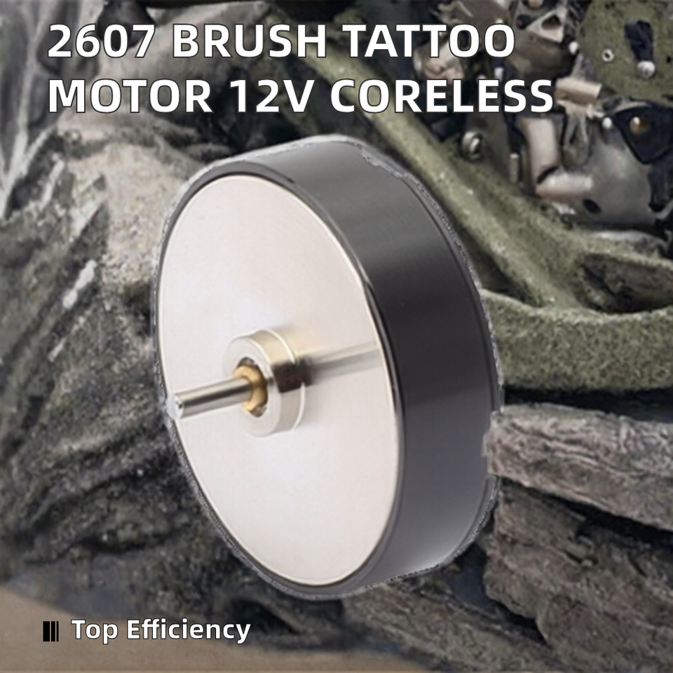 2607 Coreless DC Tattoo Machine Motor 12V Brush Shaft Motor 10900RPM ...