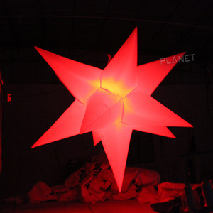 Tùy chỉnh Đảng treo <span class=keywords><strong>Inflatable</strong></span> giáng sinh sao với đèn - Product Image 2