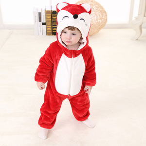 TONWHAR Tutina da Volpe Rossa per Neonati, Unisex, Costume di Halloween per Bambini, Abbigliamento per Bebè - Product Image 3