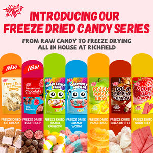 סיטונאי צ 'וי צבעוני מותאם אישית Cooper חטיפים יבשים להקפיא ממתקים מיובשים - Product Image 3