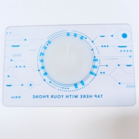 Individuell Bedruckte NFC Transparente Karte für 213/215/216 13,56MHz RFID PVC Zugangskontrolle Visitenkarte