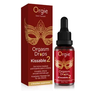 Orgie Gel cairan orgasme wanita, Gel cair sensasi panas ganda 30Ml