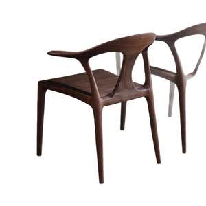 Duckbill <b>Chair</b> Solid Wood North American Black Walnut <b>Dining</b> <b>Chair</b> Stable Home Armchair Study Room Leisure <b>Chair</b> - Product Image 5