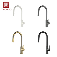 Robinet de cuisine en acier inoxydable 304 de haute qualité avec douchette extractible 2 fonctions intégrée, mitigeur eau chaude et froide