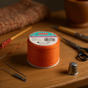 Filo Cerato ILAN 1mm x 20m Arancione per Cucito e Artigianato - Product Image 3