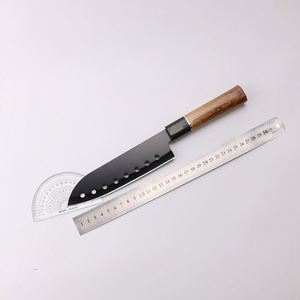 Cuchillo de Chef Santoku Japonés, Acero Inoxidable con Alto Contenido de Carbono, Afilado y Duradero, para Cortar Carne de Res, Pescado, Sashimi, Cuchillo de Cocina - Product Image 2