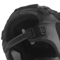Muchan Casque de jeu tactique extérieur léger Jeu de survie Paintball Casque de jeu tactique Casque intégral