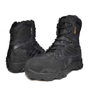 TSB14 Outdoor Classical Training <b>Hiking</b> Camping Camouflage Delta Black Suede <b>Boots</b> - Product Image 3