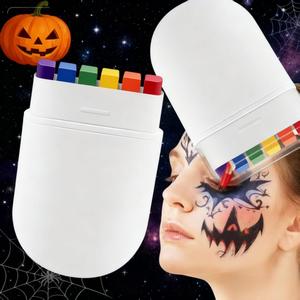 Bâton de peinture corporelle lavable personnalisé pour maquillage artistique, idéal pour les fans de football, les événements sportifs, les fêtes, avec motifs drapeau national - Product Image 6