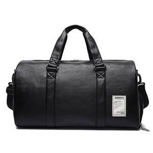 2026 New Arrival Custom Luxury <b>Duffel</b> <b>Bag</b> Modern Style PU Travel <b>Bag</b> for Men for Yoga Gym & Fitness Shoes Included - Product Image 5