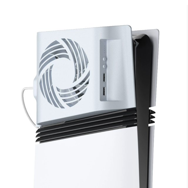 Cooling Fan for PS5 Pro/Slim Console  Accessories Efficient Cooler Fan with Auto On/Off Adjustable Speed External Cooling Fan